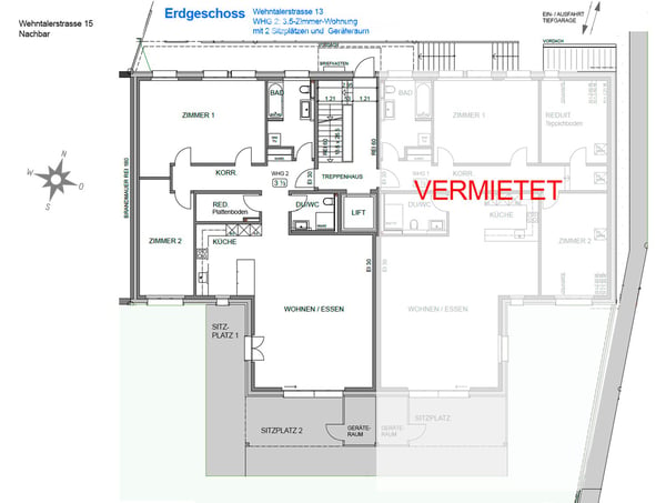 5.5-EG-Wohnung im steuergünstigen Riedt bei Neerach nahe Naturschutzgebiet 5