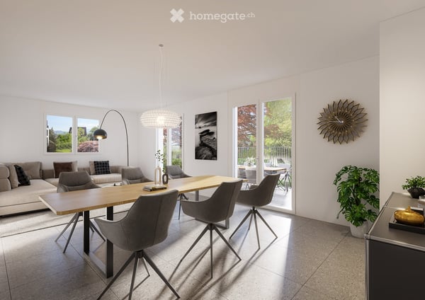 Moderne 3.5-Zimmer-Neubauwohnung mit Garten in der Stadt Luzern 1