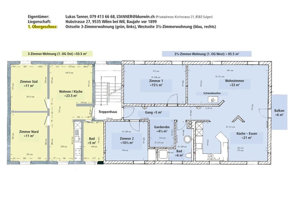Charmante 3.5-Zimmer-Altbauwohnung mit Balkon in Wilen b. Wil 13