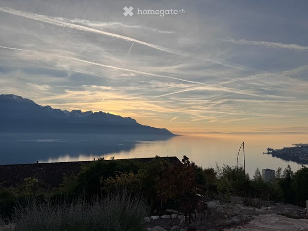 Villa de 165 m² avec vue panoramique à 270° sur le lac Léman — Montreux