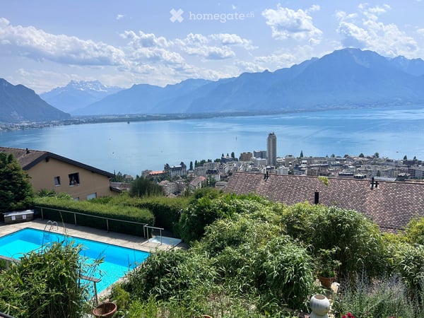 Villa de 165 m² avec vue panoramique à 270° sur le lac Léman — Montreux 4