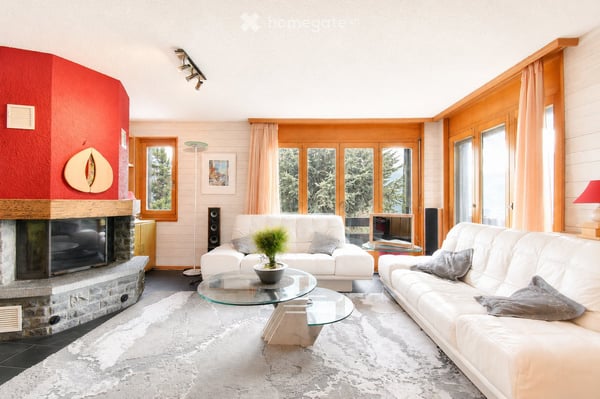 CRANS-MONTANA (MOLLENS) – CHALET FAMILIAL DE 4 CHAMBRES AVEC JARDIN ET VÉRANDA 2