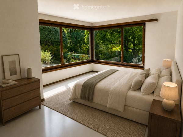 Erstbezug nach Totalsanierung: Loftartige 3.5-Zi (105 m2) mit Pool, Garten & Weitblick  (NK inkl.) 18
