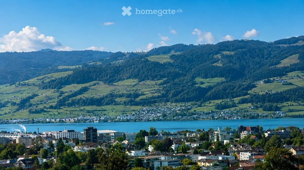 Traumhafte Attikawohnung mit einmaliger See-, Schloss- & Bergsicht im Lenggis Quartier 14