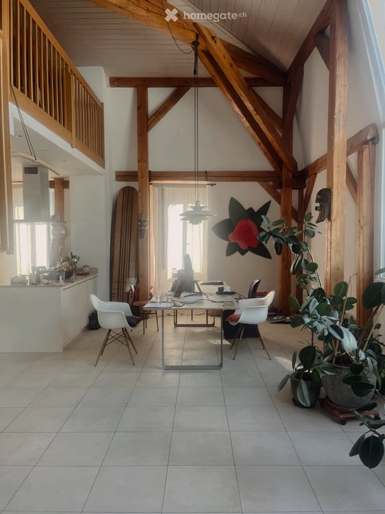 Charming maisonette with mountain views — 2 min from the lake, Clarens (available 01.09.2026)