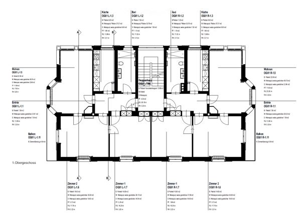 3-Zimmer-Altbauwohnungen mit Balkon an der Streulistrasse 56, 8032 Zürich 11