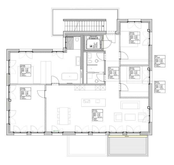 Helle 5.5-Zimmer-Wohnung mit Park und Seesicht (befristet für 6 Monate) 12