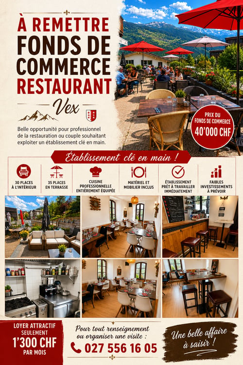Local commercial de 3,5 pièces à louer à Vex – Idéal pour commerce ou restauration 6