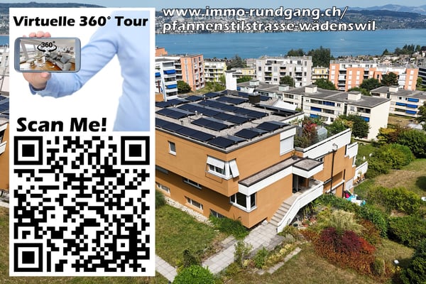 Traumhafte Terrassenwohnung mit unverbaubarer Sicht auf See und Berge 2