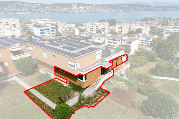 Traumhafte Terrassenwohnung mit unverbaubarer Sicht auf See und Berge 15