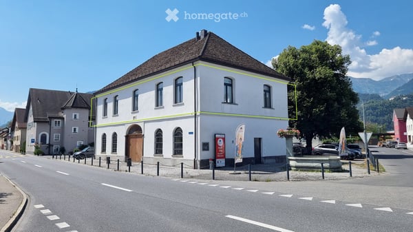 Gewerbe- / Bürolokal an der Bahnhofstrasse in Maienfeld 2