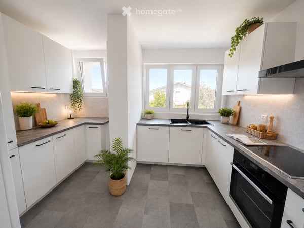Modern renovierte 4.5-Zimmer-Wohnung mit Balkon und viel Licht in Dottikon AG 5