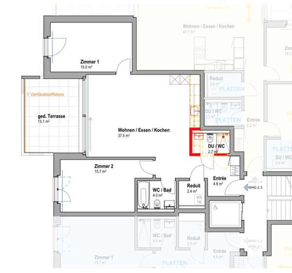 in Rafz - moderne 3.5-Zimmer-Wohnung mit 15m2 gedeckter Terrasse 9