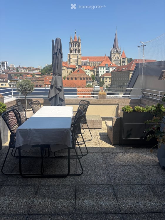90m2 Loft Apartment with beautiful terrace in the heart of Lausanne 2
