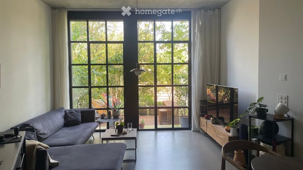 Moderner 3.5-Zimmer-Loft in Seenähe in Horgen / Modern loft close to the lake in Horgen