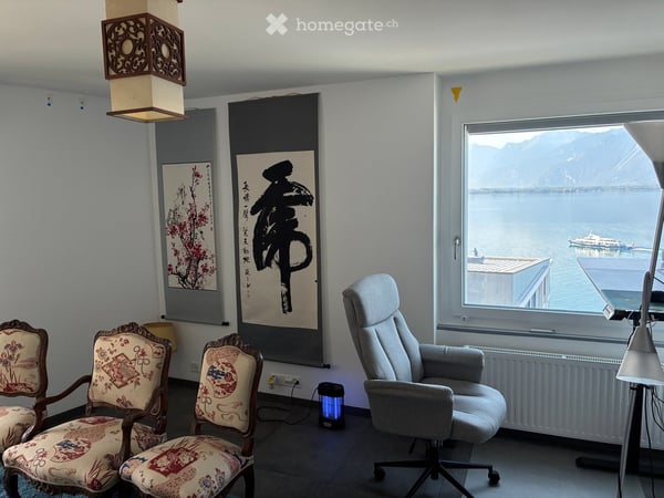 Stunning 13th-Floor 2.5-Room Apartment with Panoramic Lake & Mountain Views in Montreux 19