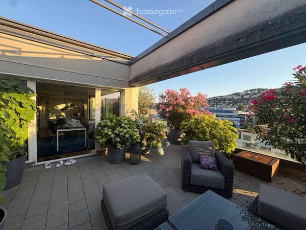 Wunderschöne 3.5-Attikawohnung an der Pfingstweidstrasse 104D, ruhig, Dachterrasse, sonnig, privat 14