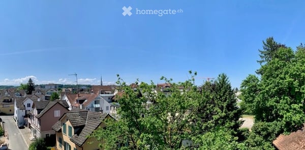 Ruhige 3 1/2-Wohnung mit toller Aussicht in unmittelbarer Nähe zum Bahnhof 9