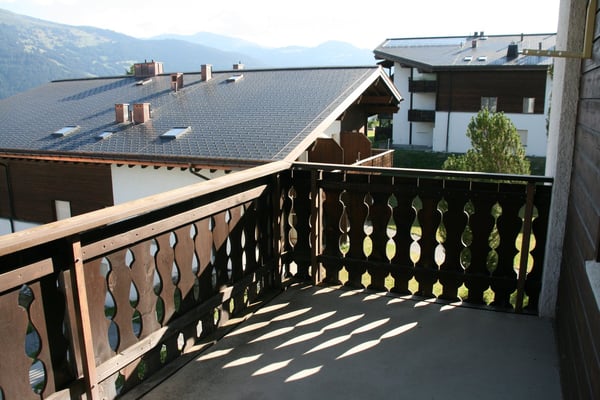Direkt an der Piste gelegene, charmante 1.5-Zimmer-Wohnung mit Bergblick 12