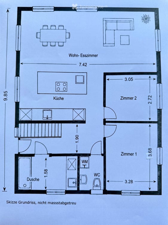 Charmante 3.5-Zimmer-Terrassenwohnung im renovierten Altbau – Sissach 13