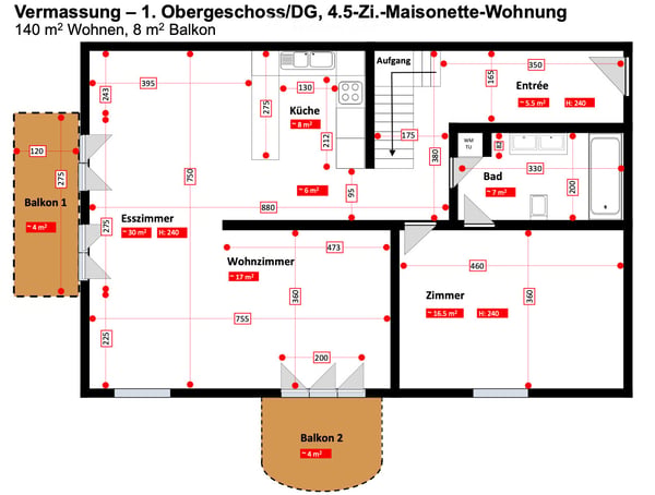 Attraktive 3.5-Zimmer-Maisonettewohnung an zentraler Lage in Beringen mit grossem Gartensitzplatz 30