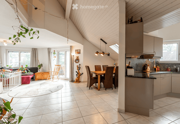 Grosszügige 6.5-Zimmer-Maisonette-Wohnung in ruhiger Lage in Bremgarten AG 3