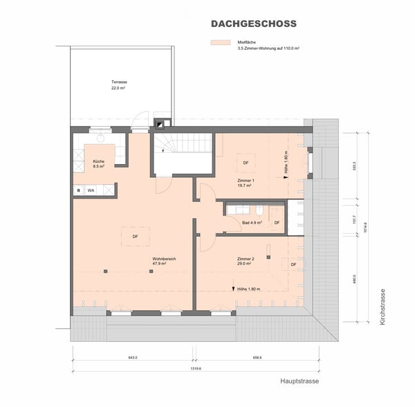 Charmante 3.5-Zimmer-Dachwohnung mit Terrasse und Bergblick in Glarus 7