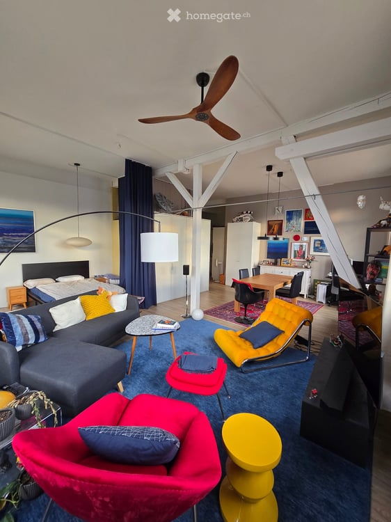 Charmantes 1.5-Zimmer-Loft in Niederglatt ZH – sofort verfügbar