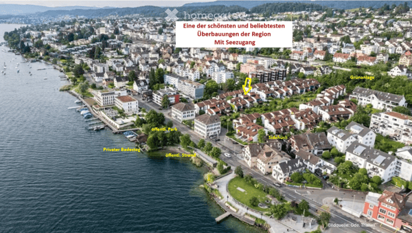 AUSSERGEWÖHNLICHES WOHNERLEBNIS IN EINMALIGER ÜBERBAUUNG MIT SEEZUGANG 4