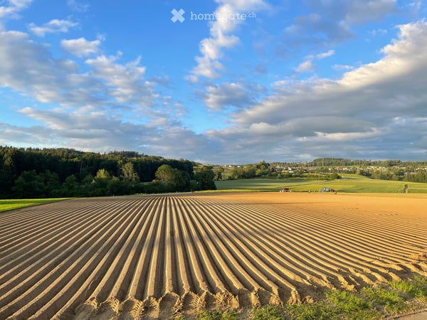 Hausteil mit Garten und Blick ins Grüne 22