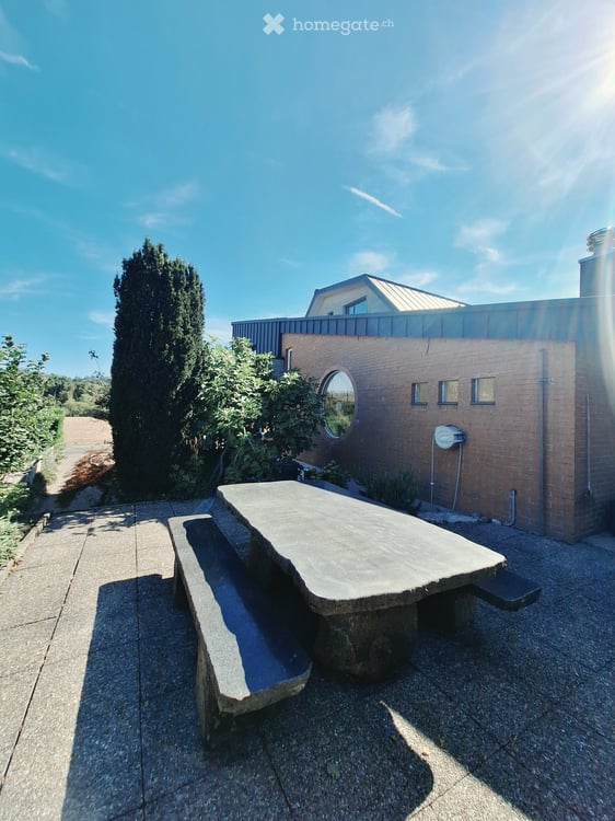 Hausteil mit Garten und Blick ins Grüne 24