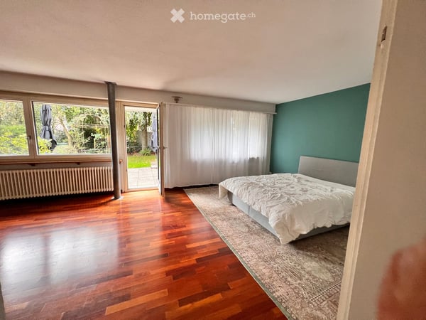 Hausteil mit Garten und Blick ins Grüne 9