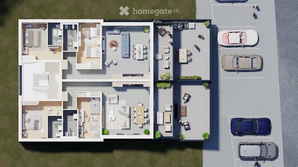 Appartement neuf de 3.5 pièces avec vue panoramique à Arbaz 4