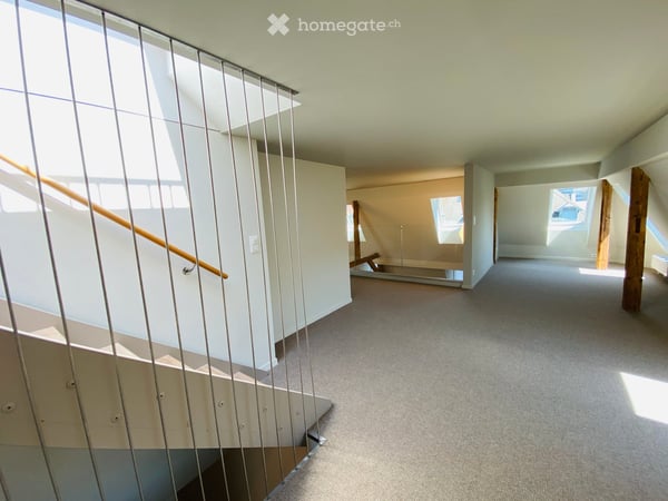 Grosszügige 4-Zimmer-Maisonette-Wohnung im Loft-Stil an der Zentralstrasse, Zürich 15