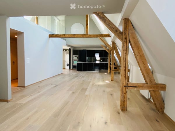 Grosszügige 4-Zimmer-Maisonette-Wohnung im Loft-Stil an der Zentralstrasse, Zürich 3