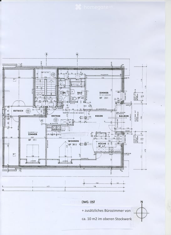 Charmante 4.5-Zimmer-Dachwohnung mit Cheminée und Balkon in Seuzach 11