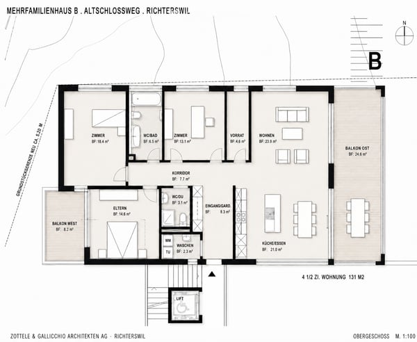Über dem Zürichsee – 4½ Zimmer mit 131 m² und 32.8 m² Balkon 10