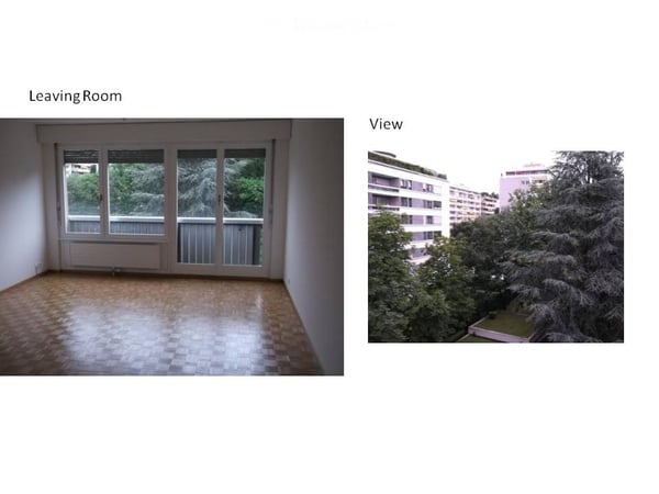 Grand 3 pieces / 76sqm / 4eme etage / Vue sur le parc