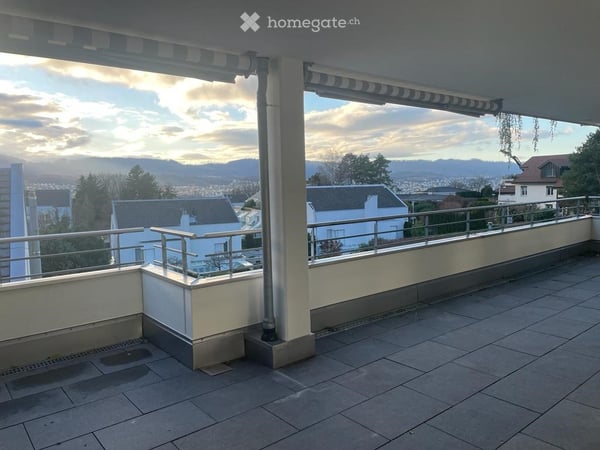 Wunderschöne 4.5 Zimmer Terassenwohnung in Eigentumsstandard mit See-und Bergsicht in Herrliberg