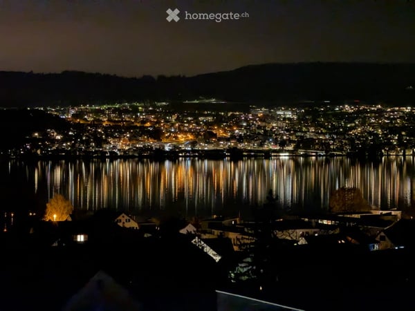 4.5 Zi., See-Sicht, ruhig, 4 Minuten vom Bhf- 4.5 Rooms | 180° Lake View | Quiet | 4 Min. to Train 10