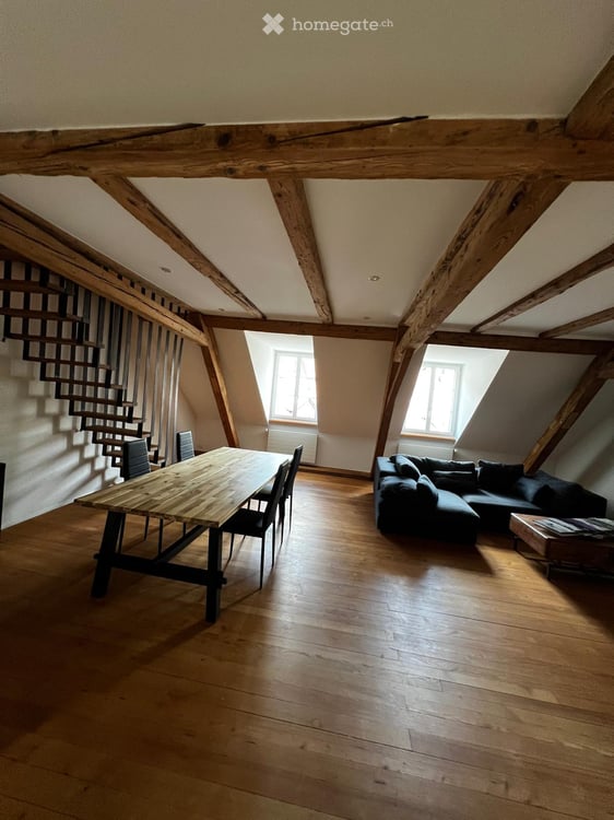 Teilmöblierte 90m2 Maisonette im Städtchen Aarburg 2