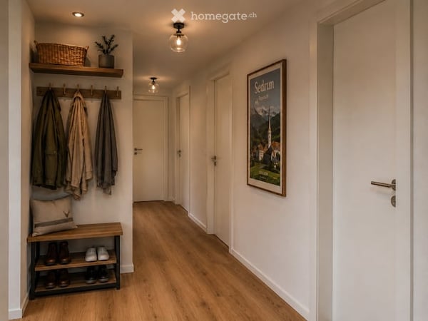 Ihr zweites Zuhause in den Bündner Bergen – neu renovierte 5.5-Zimmer-Wohnung in Sedrun 7