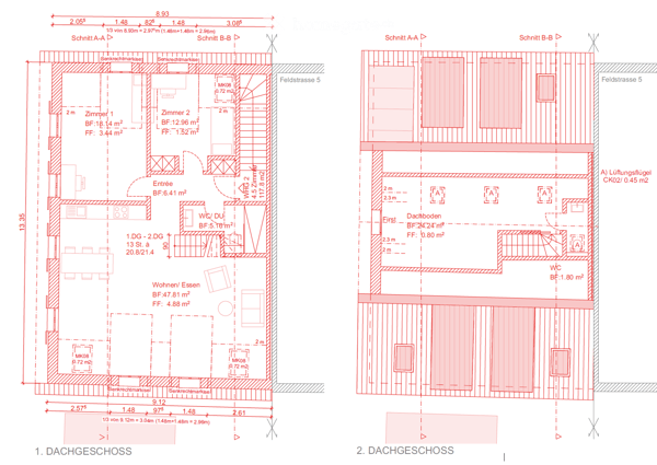Erstvermietung: Grosszügige 4.5-Zimmer-Maisonette-Wohnung 2
