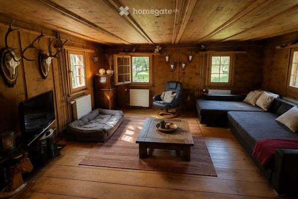 Geräumige 5-Zimmer-Wohnung / Hausteil in Davos Dorf – Altbaucharme mit Umschwung 4