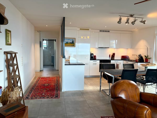 Reprise de bail - 2.5 pièces neuf 65.9m2 + terrasse 18.4m2 + cave + Place de parc, VUE LAC 5