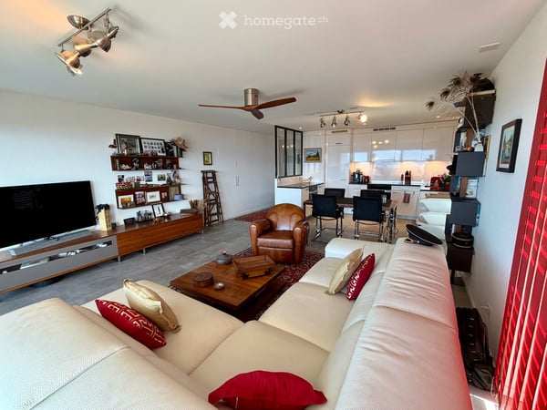 Reprise de bail - 2.5 pièces neuf 65.9m2 + terrasse 18.4m2 + cave + Place de parc, VUE LAC 10