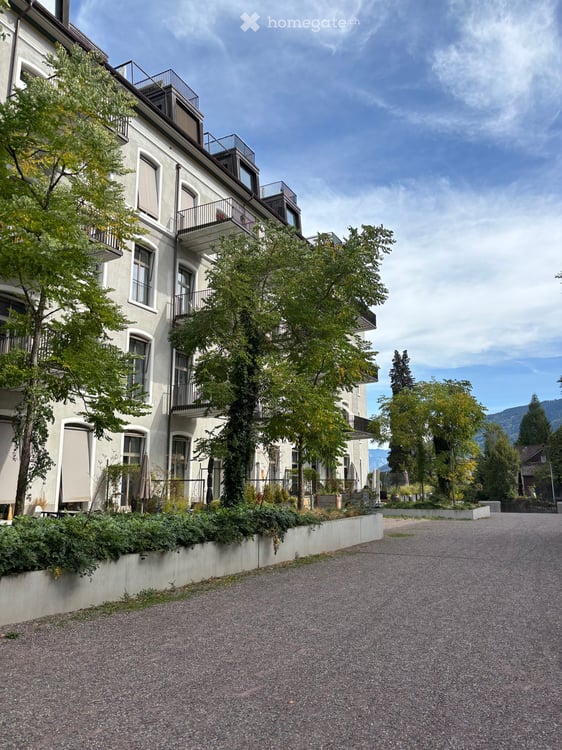 Moderne 2.5-Zimmer-Neubauwohnung mit Bergblick, Sauna & Naturpool in Mels 14