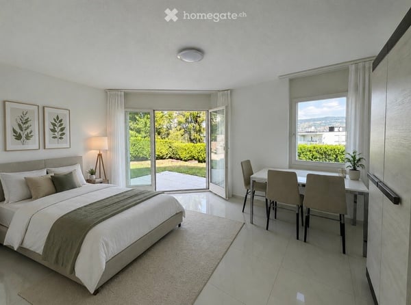 Modernes Privatzimmer mit Gartensitzplatz nahe Zürichsee 1
