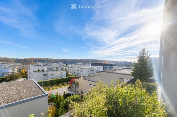 3.5-Zimmer-Terrassenwohnung mit 88 m² Terrasse & Weitsicht 3