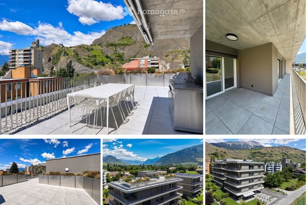 Magnifique neuf et lumineux de 3,5 pièces avec balcon et parking à Sion – Promenade du Canal 69 4